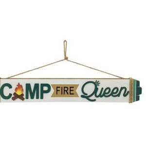 Ashland. Camp Fire Queen. Hanging sign